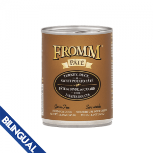 Fromm Paté Pour Chien - Dinde , Canard Et Patates Douces - 345g