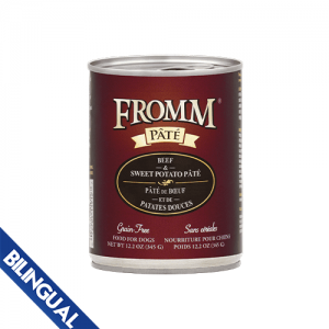 Fromm Paté Pour Chien - Boeuf Et Patates Douces - 345g