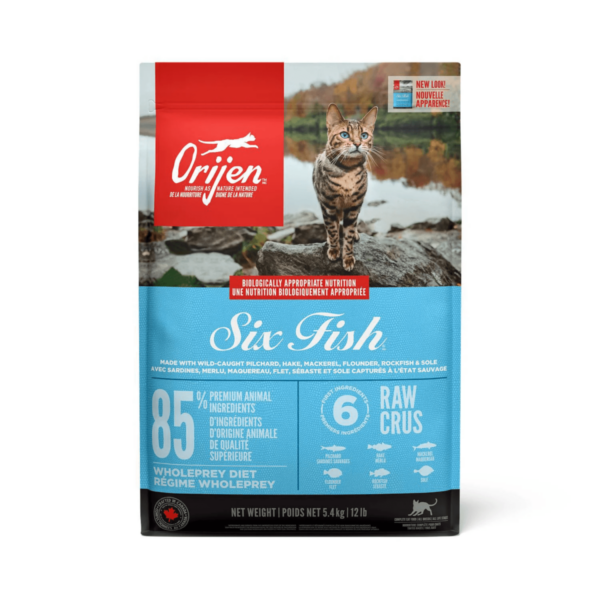 Orijen Pour Chat Six Fish 12 lb (5.4 kg)