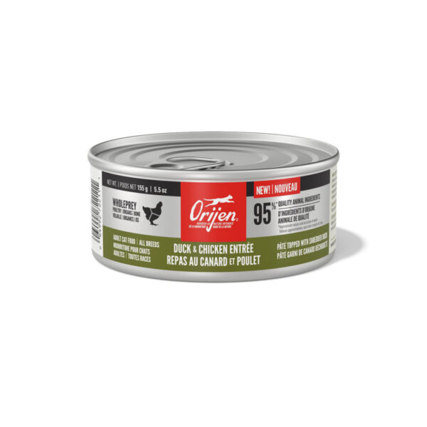 Orijen Patée pour chat Au Canard Et Poulet 155g (5.5oz)