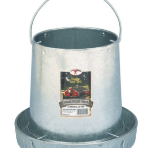 mangeoire a volailles galvaniser 12lbs