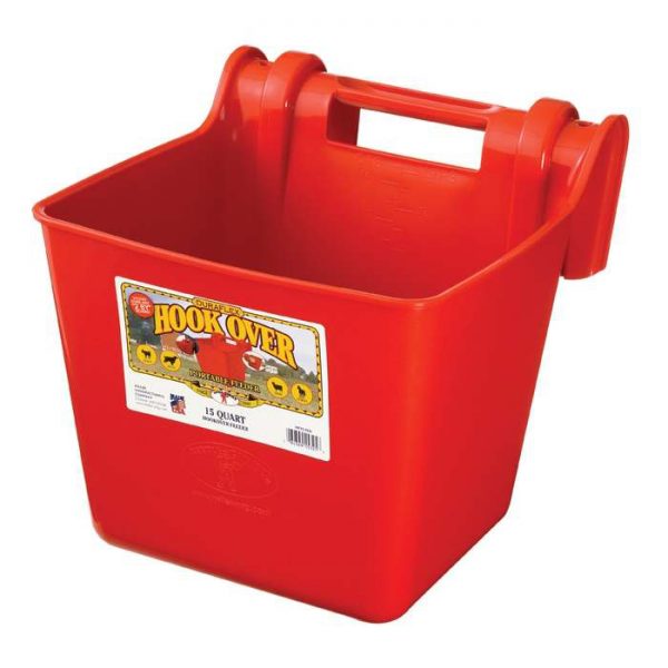 mangeoire a suspendre 14.2 litres, rouge