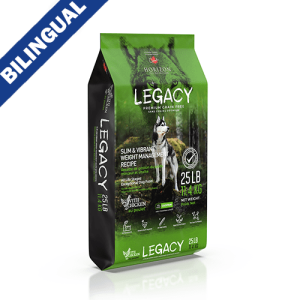 Legacy Recette De GestionDu Poids Minceur Et Vitalité Pour Chiens- 11.4 kg