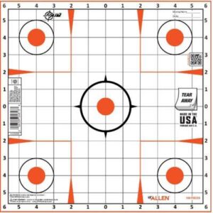 EZAIM PAPER 12 X 12 GRILLE DE VUE CIBLE 20 PAR BLOC