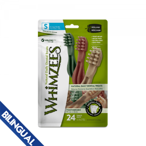 Whimzees Gateries Dentaires Naturelles Brushzees - Petit - pqt 24