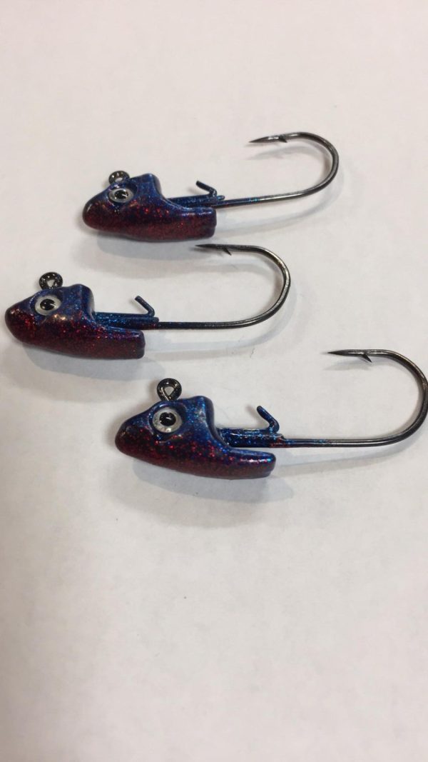 Jims Hookahlic Jig Swimbait - 1/4 oz - Galaxy - 3 pces