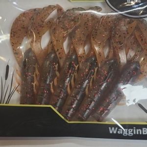 Waggin Craw 4'' (6) - Watermelon Orange