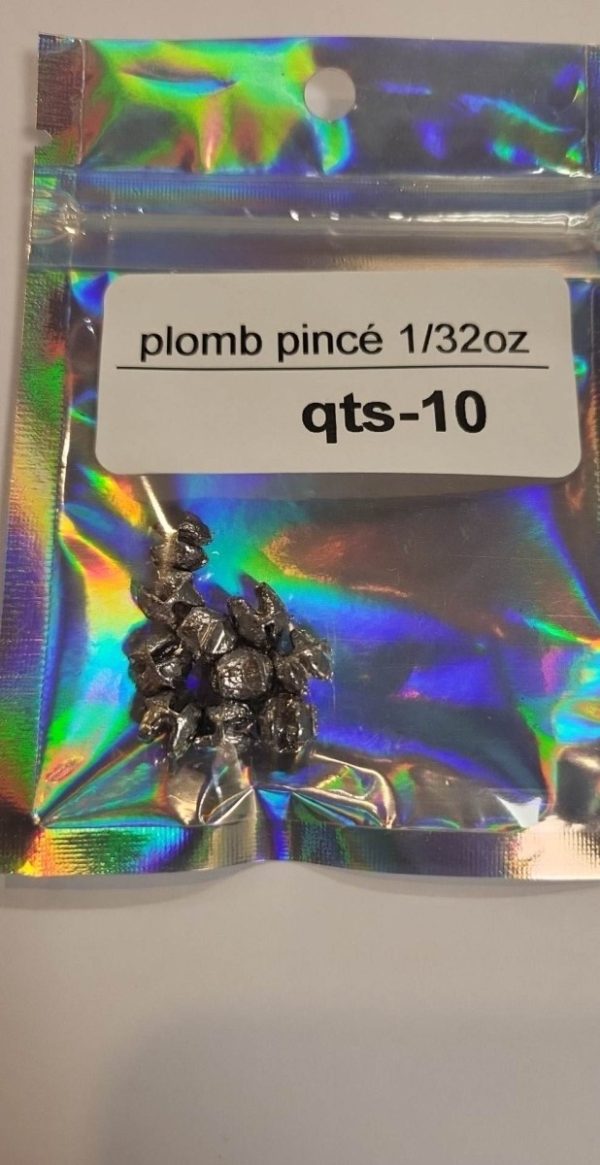 Lad Plomb Pincé 1/32 oz - quantité 10