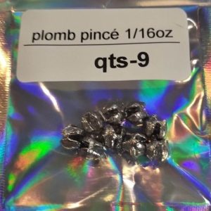 Lad Plomb Pincé 1/16 oz - quantité 9