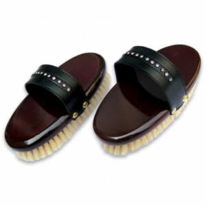 brosse poil de chevre pour le corp poigné avec diamant