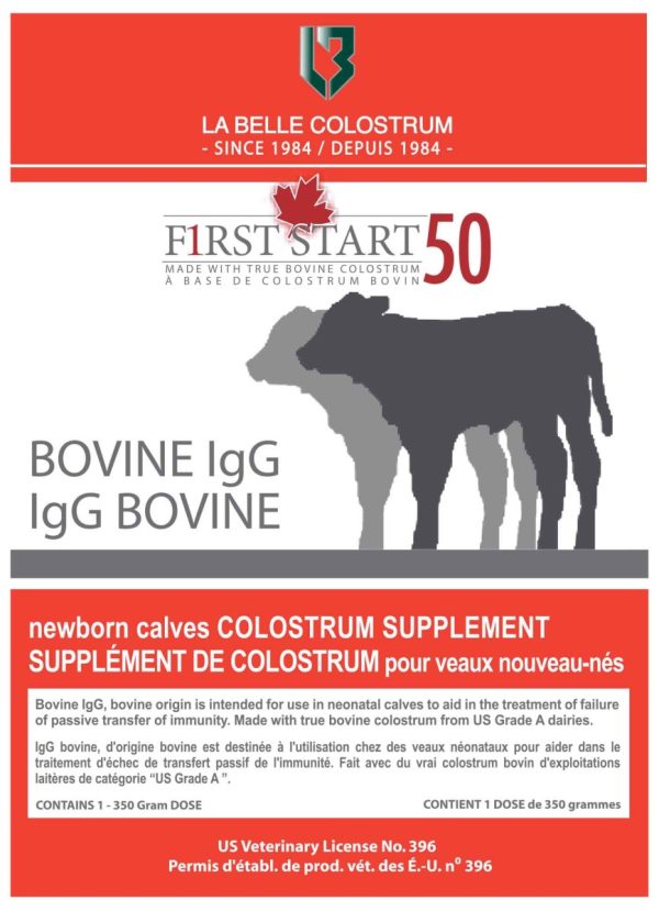 First Start 50 Supplément de colostrum Pour Veaux - 350 g