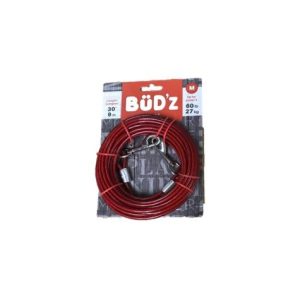 Budz Cable D'Attache 30' Pour chien jusqu'a 60lbs
