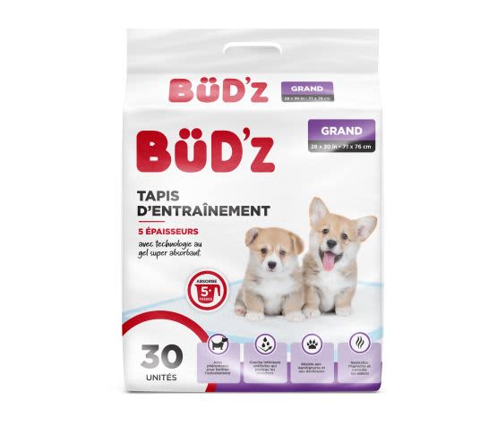 Bud'Z Tapis D'Entrainement28''x30'' - Large 30 unités