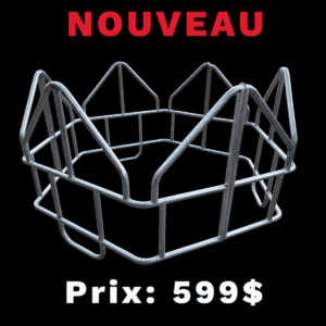 R-R mangeoire galvanisé pour cheval
