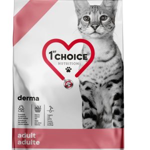 1st Choice Nourriture Pour Chat, Derma - Saumon 1,8kg