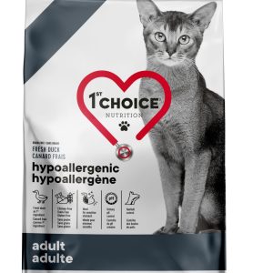 1st Choice Nourriture Pour Chat, Hypoallergène - Canard Sans Grains 1,8kg