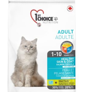 1st Choice Nourriture Pour Chat, Peau Et Pelage Santé - Saumon 5,44kg