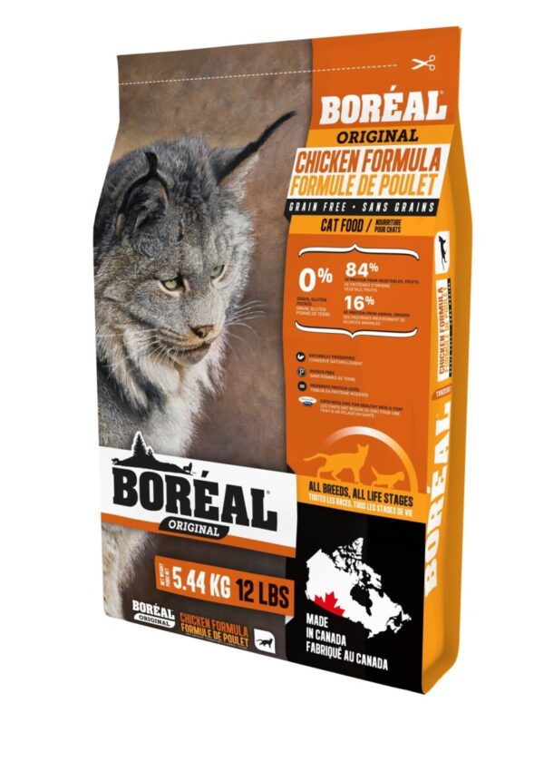 Boréal Original, Nourriture Pour Chat - Sans Grains, Poulet 5,45kg