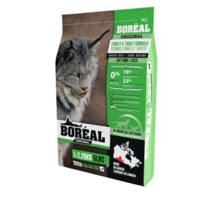 Boréal Original, Nourriture Pour Chat - Sans Grains, Dinde Et Truite 2,26kg
