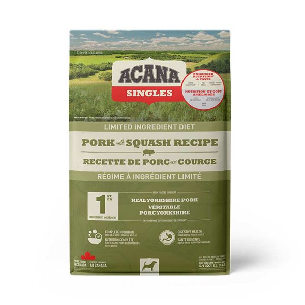 Acana chien porc et courge 10.8kg