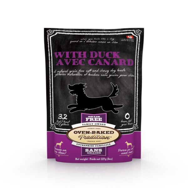 Oven-Baked Gateries Pour Chien Tendres Au Canard - 8oz