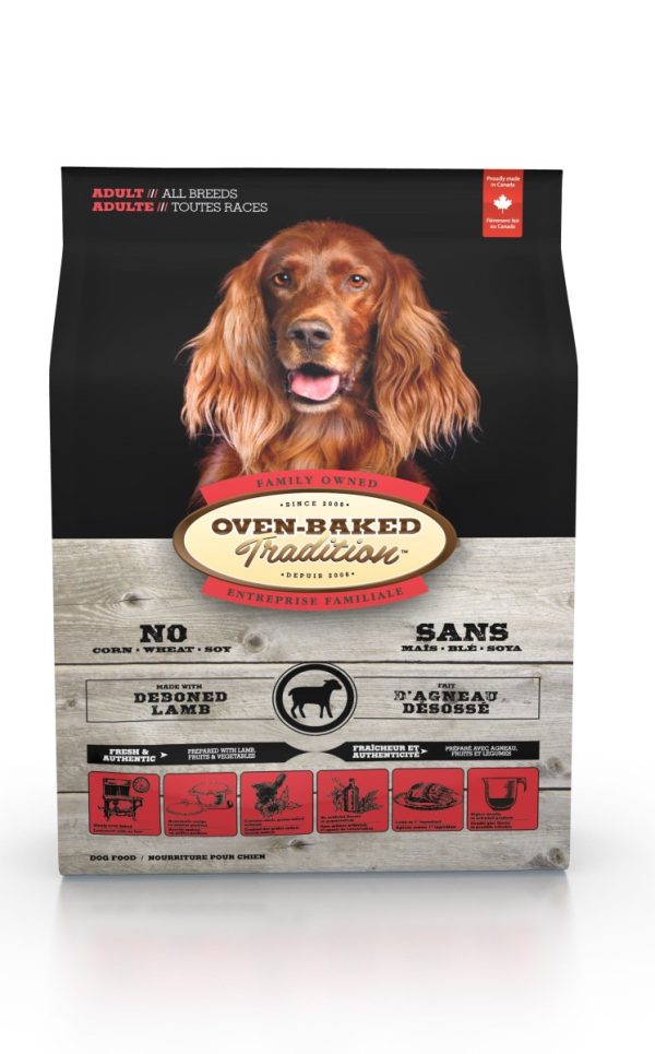 Oven-Baked Nourriture Sèche Pour Chien - Agneau 25 Lbs