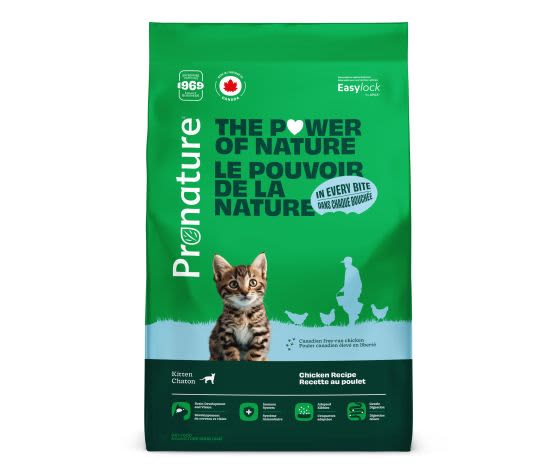 Pronature Nourriture Pour Chaton - Recette Au Poulet - 4.4 lb(2 kg)