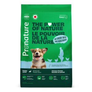 Pronature Nourriture Pour Chiot, Toutes Races - Recette Au Poulet - 25 LB( 11,3 Kg)