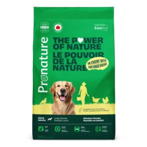 Pronature Nourriture Pour Chien, Grandes Races - Recette Au Poulet - 33 LB(15 Kg)
