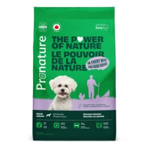 Pronature Nourriture Pour Chien, Toutes Races - Recette Au Poulet -8.8LB(4 Kg)
