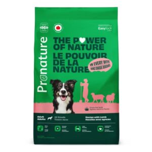 Pronature Nourriture Pour Chien, Toutes Races - Recette Avec Agneau - 8.8 lb(4 Kg)