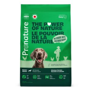 Pronature Nourriture Pour Chien, Sénior, Toutes Races - Recette Au Poulet - 25 LB(11,3 Kg)