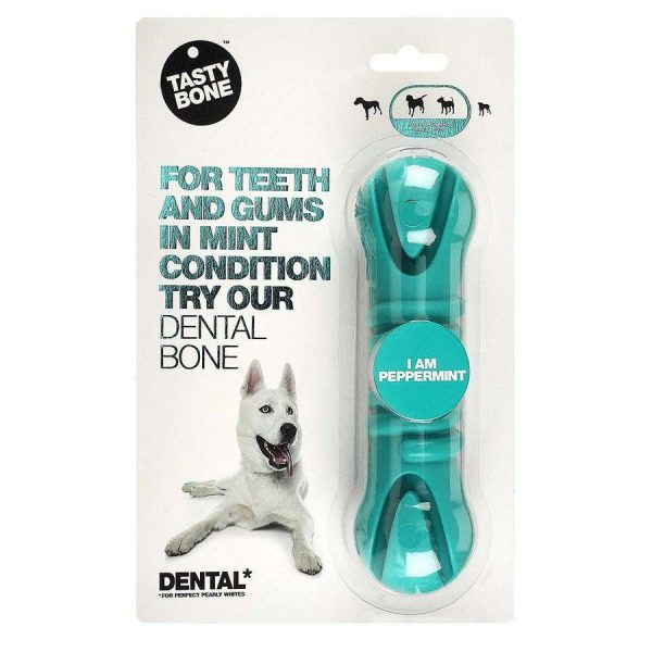 Dental Tasty Bone Saveur Peppermint Pour Gros et Petit Chien