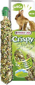 Crispy Sticks Méga Baton Prairie Verte Pour Lapin/Chon D'Inde - 2 x 70 g