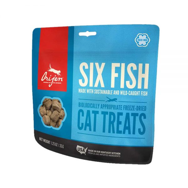 Orijen Gateries pour chats six poissons 35g