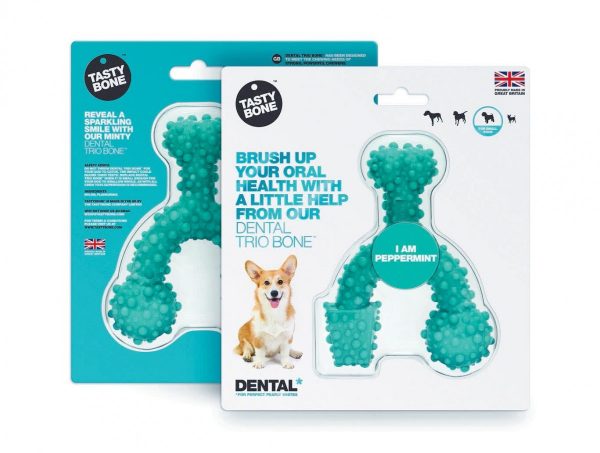 Dental Trio Bone Saveur Peppermint Pour Petit Chien