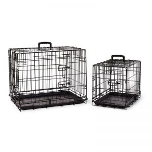 Budz Cage Deluxe 2 Portes Avec Séparateur Et Plateau - 36''x 22'' x 24''