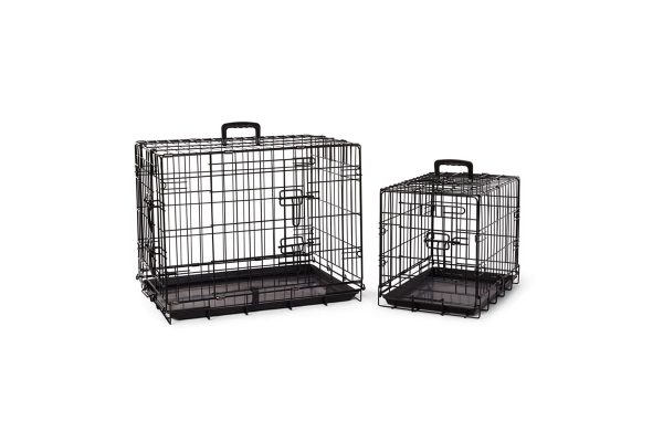 Budz Cage Deluxe 2 Portes Avec Séparateur Et Plateau - 36''x 22'' x 24''