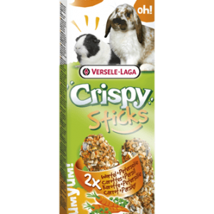 VL Crispy's Batonnets Pour Lapin/Cochon D'Inde - Carottes - 2 x 55 g