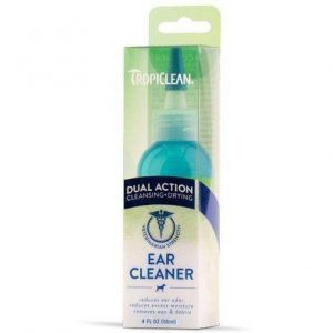 Tropiclean Nettoyant Oreilles Double Actions - 118 ml (4 oz)