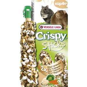 VL Crispy Sticks Batonnets Riz Et Légumes Pour Hamster/Rat - 2 X 55 g