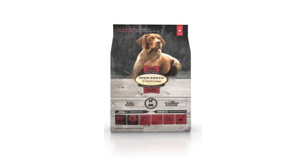 Oven bake sans grain chien viande rouge 25 lbs