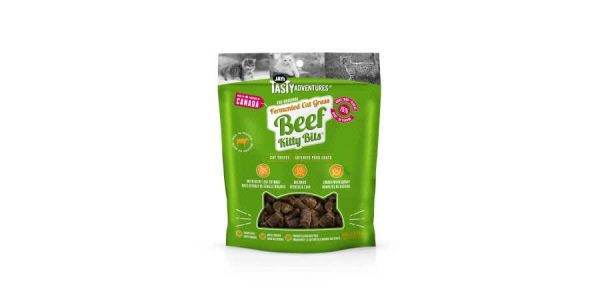 JAY'S KITTY BITS, GÂTERIES FERMENTÉES POUR CHAT, BOEUF 60gr