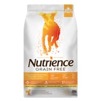 nutrience sans grain dinde,poulet et hareng 22lbs