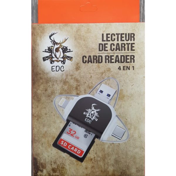 lecteur de carte 4 en 1