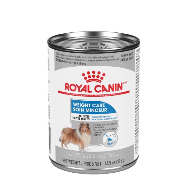 royal canin pate soin minceur pour toute taille chien 385g