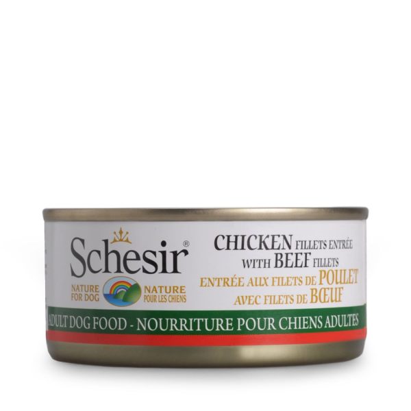 Schesir Pour Chien - Poulet Et Boeuf - 150g