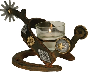 bougeoir de chandelle avec éperon