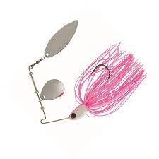 spiner bait rose/blanc