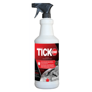 TICK END Pulvérisation pour chevaux contre Tiques , Taons , Mouches a chevreuilles , ect. - 1 L